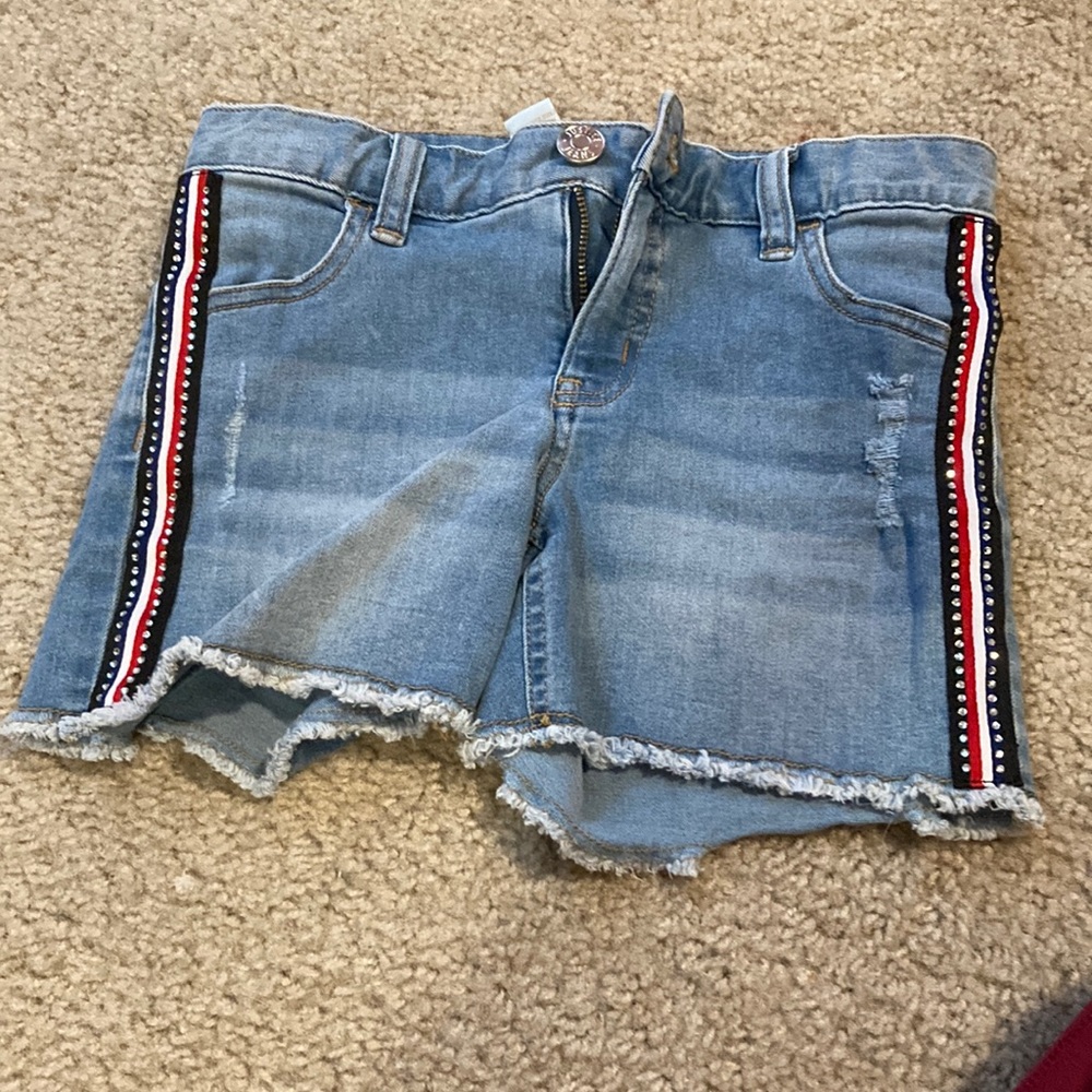 Red white and blue shorts
